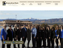 Tablet Screenshot of executiveeyes.com